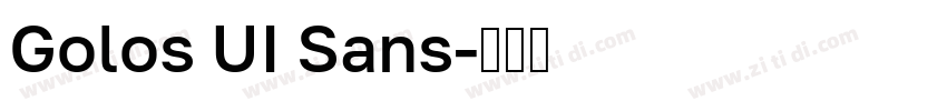 Golos UI Sans字体转换